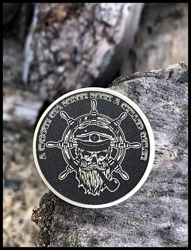 Challenge Coin The Kraken Selfe Made Knives