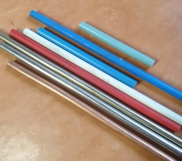 Different types of solid pin material