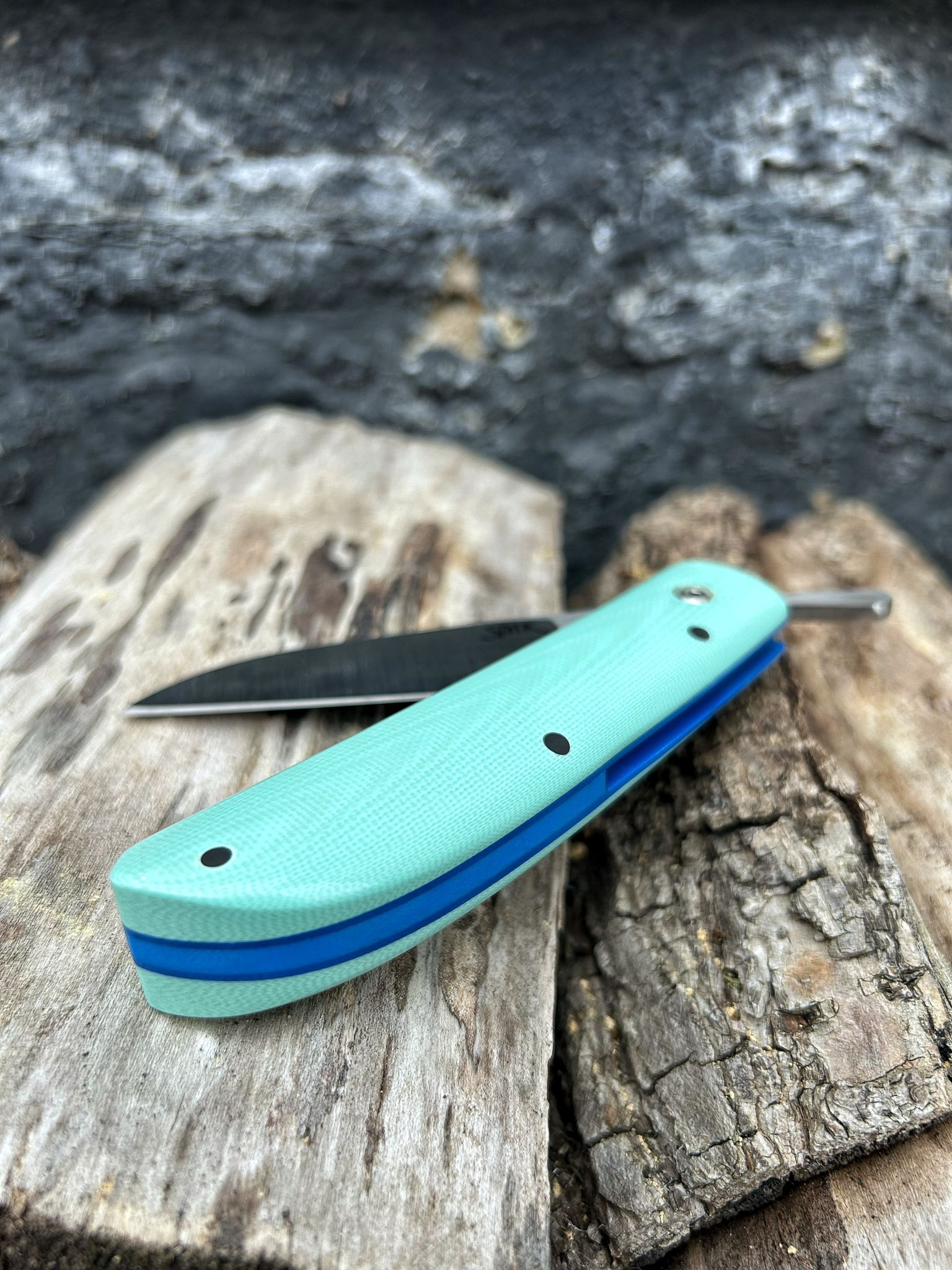 Standard Friction Folder - Tiffany Micarta - Selfe Made Knives